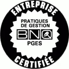 BNQ PGES – Entreprise certifiée